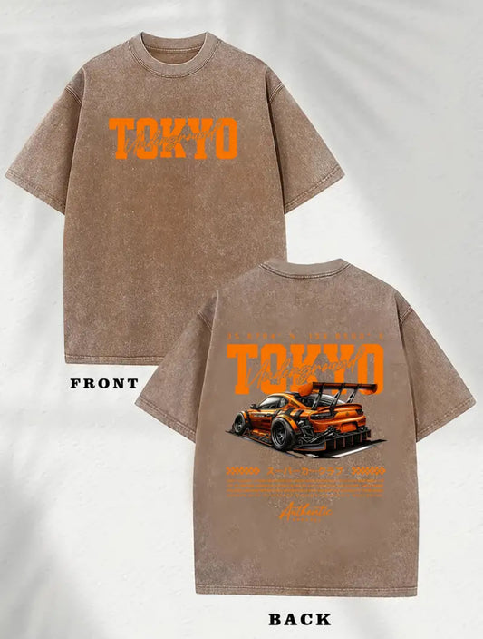 JDM Oversized T-shirt Beige